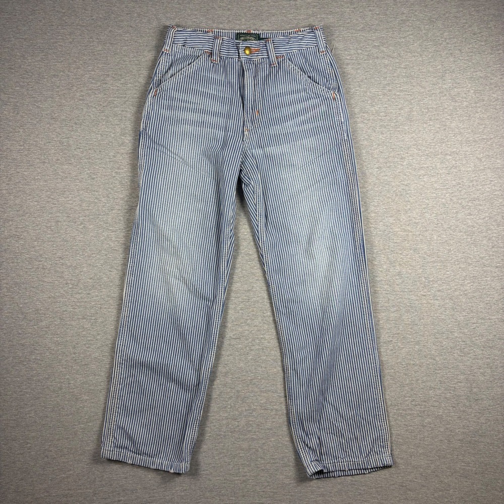 Polo Country Ralph Lauren Size 8 Hickory Stripe Carpenter Pants Vintage Kids